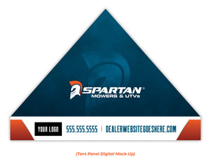 10' Spartan Mowers & UTVs Co-Branded Tent