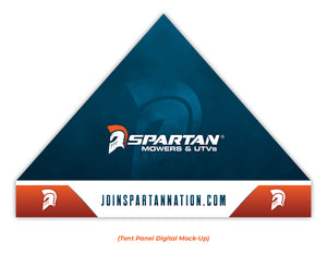 10' Spartan Mowers & UTVs Tent