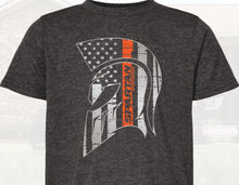 Load image into Gallery viewer, Spartan Youth American Flag Helmet T-Shirt - Clearance
