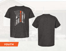 Load image into Gallery viewer, Spartan Youth American Flag Helmet T-Shirt - Clearance
