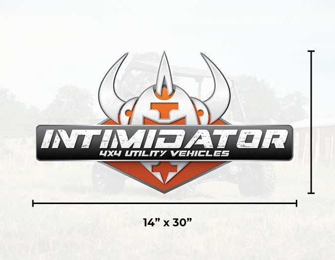 Intimidator Large Decal