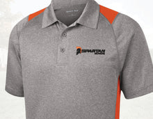 Load image into Gallery viewer, Spartan Grey/Orange Accents Polo - Clearance
