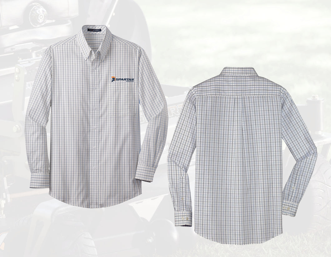 Spartan Plaid Dress Shirt