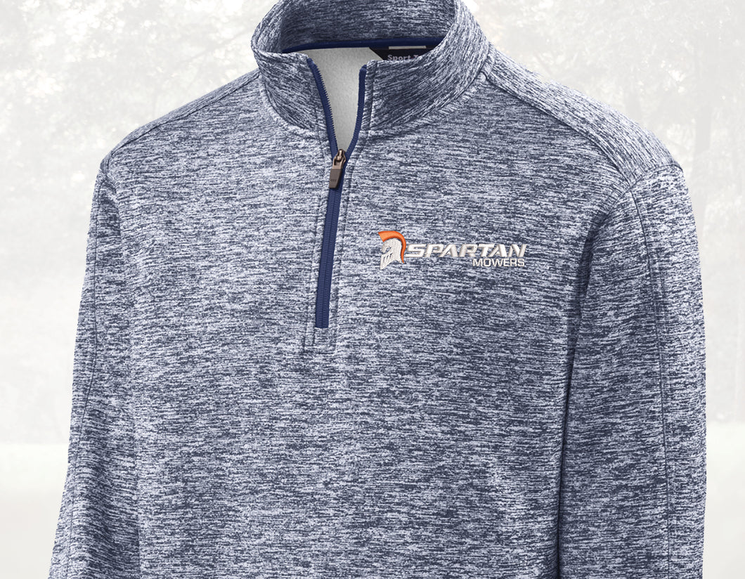 Spartan Heather Performance Fleece Pullover - Clearance