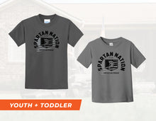 Load image into Gallery viewer, Spartan Youth American Proud Beach T-Shirt
