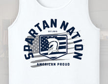 Load image into Gallery viewer, Spartan American Proud Beach Wash Tank
