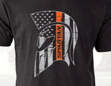 Load image into Gallery viewer, Spartan American Flag Helmet T-Shirt
