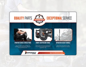 Spartan Counter Mat 11x17 - 2023
