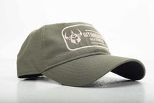 Load image into Gallery viewer, Intimidator Unstructured Hat- Olive, Faux Patch
