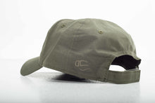 Load image into Gallery viewer, Intimidator Unstructured Hat- Olive, Faux Patch
