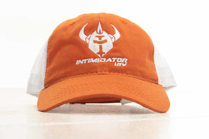 Intimidator Youth Orange/White Unstructured, Mesh Back Hat