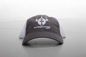 Intimidator Charcoal/White Unstructured, Mesh Back Hat