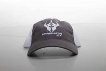 Load image into Gallery viewer, Intimidator Youth Charcoal/White Unstructured, Mesh Back Hat

