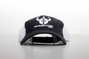 Intimidator Youth Black/White Unstructured, Mesh Back Hat