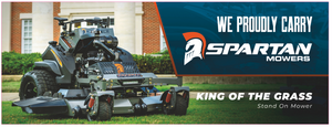 3'x8' Spartan King of the Grass Banner